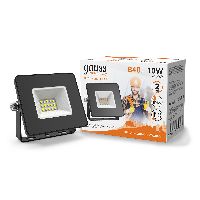 Прожектор Gauss Elementary 10W 840lm 3000К 200-240V IP65 черный LED 1/20 Прожектор Gauss Elementary 10W 840lm 3000К 200-240V IP65 черный LED 1/20