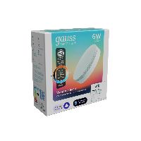 Лампа Gauss Smart Light 6W 530lm 2700-6500К GX53 изм.цвет.темп.+диммирование LED 1/10/100 Лампа Gauss Smart Light 6W 530lm 2700-6500К GX53 изм.цвет.темп.+диммирование LED 1/10/100