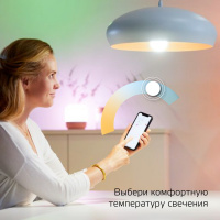 Лампа Gauss Smart Home С37 5W 470lm 2700-6500К Е14 изм.цвет.темп.+диммирование LED 1/10/40 Лампа Gauss Smart Home С37 5W 470lm 2700-6500К Е14 изм.цвет.темп.+диммирование LED 1/10/40