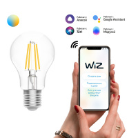 Лампа Gauss Smart Home Filament А60 6,5W 806lm 2000-6500К E27 изм.цвет.темп.+дим. LED 1/10/40 Лампа Gauss Smart Home Filament А60 6,5W 806lm 2000-6500К E27 изм.цвет.темп.+дим. LED 1/10/40