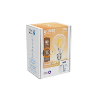 Лампа Gauss Smart Home Filament А60 7W 806lm 2700К E27 диммируемая LED 1/10/40 Лампа Gauss Smart Home Filament А60 7W 806lm 2700К E27 диммируемая LED 1/10/40