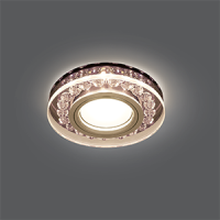 Светильник Gauss Backlight BL046 Кругл. Черный/Кристалл/Хром, Gu5.3, LED 2700K 1/40 Светильник Gauss Backlight BL046 Кругл. Черный/Кристалл/Хром, Gu5.3, LED 2700K 1/40