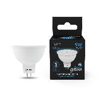 Лампа Gauss MR16 9W 830lm 6500K GU5.3 LED 1/10/100