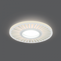 Светильник Gauss Backlight BL137 Кругл./узор. Белый, Gu5.3, 3W, LED 3000K 1/40 Светильник Gauss Backlight BL137 Кругл./узор. Белый, Gu5.3, 3W, LED 3000K 1/40