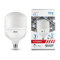 Лампа Gauss Elementary T160 55W 5250lm 6500K E27/E40 Promo LED 1/12