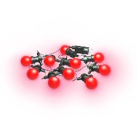 Гирлянда светодиодная "Белт Лайт" Gauss серия Holiday,10 ламп, 7,7 м, IP44, красный, 1/6