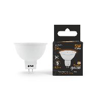 Лампа Gauss MR16 12V 5W 500lm 3000K GU5.3 LED 1/10/100