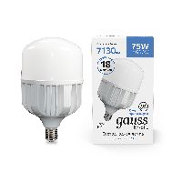 Лампа Gauss Basic T140 AC180-240V 75W 7130lm 6500K E40 LED 1/12