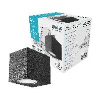 Светильник садово-парковый Gauss Cube настенный архитектурный, 1*GU10, 67*92*80мм, 170-240V / 50Hz, 35W, IP54 (1/36)