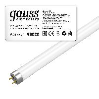 Лампа Gauss Elementary T8 10W 780lm 4000K G13 600mm стекло LED 1/30