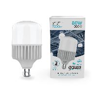 Лампа Gauss Elementary T140 80W 6400lm 4000K E40 LED 1/8