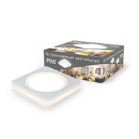 Светильник Gauss Backlight BL100 Квадрат. Белый, 5W, LED 3000K 1/60 Светильник Gauss Backlight BL100 Квадрат. Белый, 5W, LED 3000K 1/60