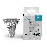 Лампа Gauss Basic MR16 8W 700lm 4000K GU10 LED 1/10/100