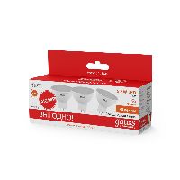 Лампа Gauss Elementary MR16 5.5W 3000К GU5.3 (3 лампы в упаковке) LED 1/40