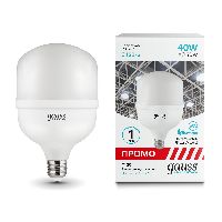 Лампа Gauss Elementary T120 40W 3150lm 4100K E27/E40 Promo LED 1/20