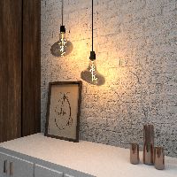 Лампа Gauss Filament FD180 6W 240lm 2400К Е27 gray flexible LED 1/6