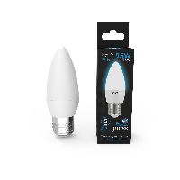 Лампа Gauss Свеча 9.5W 950lm 6500К E27 LED 1/10/50