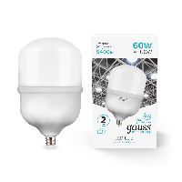 Лампа Gauss Elementary T160 60W 5400lm 4000K E27 LED 1/6