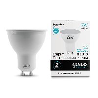 Лампа Gauss Elementary MR16 7W 550lm 4100К GU10 LED 1/10/100