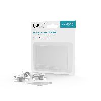 Набор коннекторов Gauss Basic: Т-образный коннектор, 3 клипсы, 8-10 мм, IP20