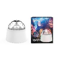 Светильник MOOD "диско" 3W 220-240V белый с фиксированной проекцией с кабелем электропитания и выключателем LED 1/50