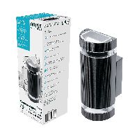 Светильник садово-парковый Gauss Enigma настенный архитектурный, 2*GU10, 100*105*300мм, 170-240V / 50Hz, 2xMax.50W, IP54 (1/12)