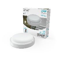 Светильник ЖКХ Gauss Elementary круг 24W 1950lm 4000K 160-260V IP65 D210*52мм белый LED 1/20