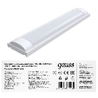 Светильник линейный Gauss WLF-4 18W 1560lm 6500K 185-265V IP20 585*120*46мм сталь LED 1/12 Светильник линейный Gauss WLF-4 18W 1560lm 6500K 185-265V IP20 585*120*46мм сталь LED 1/12