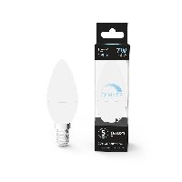 Лампа Gauss Свеча 7W 590lm 4100К Е14 диммируемая LED 1/10/100