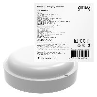 Светильник ЖКХ Gauss LITE круг 15W 1100lm 4000K 160-260V IP65 D160*53мм белый 1/40 Светильник ЖКХ Gauss LITE круг 15W 1100lm 4000K 160-260V IP65 D160*53мм белый 1/40