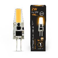 Лампа Gauss G4 AC220-240V 2W 190lm 2700K силикон LED 1/10/200