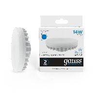 Лампа Gauss Elementary GX70 14W 1300lm 6500K LED 1/10/50