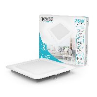 Светильник Gauss Elementary Downlight квадрат 26W 2250lm 4000K 170-260V IP20 220*26 белый LED 1/40