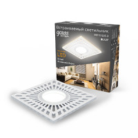 Светильник Gauss Backlight BL127 Квадрат. Белый, Gu5.3, 3W, LED 3000K 1/40 Светильник Gauss Backlight BL127 Квадрат. Белый, Gu5.3, 3W, LED 3000K 1/40