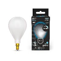 Лампа Gauss Filament А160 10W 890lm 4100К Е27 milky диммируемая LED 1/6