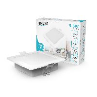 Светильник Gauss Elementary Downlight квадрат 5,5W 460lm 4000K 170-260V IP20 95*26 белый LED 1/100