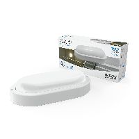 Светильник ЖКХ Gauss Elementary овал 15W 1200lm 6500K 160-260V IP65 200*98*46мм белый LED 1/40 Светильник ЖКХ Gauss Elementary овал 15W 1200lm 6500K 160-260V IP65 200*98*46мм белый LED 1/40