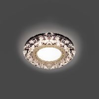 Светильник Gauss Backlight BL051 Кругл. Графит/Кристалл/Хром, Gu5.3, LED 2700K 1/40 Светильник Gauss Backlight BL051 Кругл. Графит/Кристалл/Хром, Gu5.3, LED 2700K 1/40