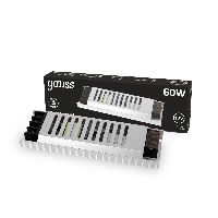 Блок питания Gauss 60W 12V IP20 ультратонкий 1/72