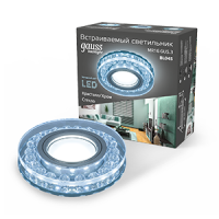 Светильник Gauss Backlight BL045 Кругл. Кристалл/Хром, Gu5.3, LED 4100K 1/40 Светильник Gauss Backlight BL045 Кругл. Кристалл/Хром, Gu5.3, LED 4100K 1/40