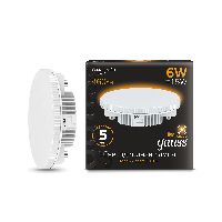 Лампа Gauss GX53 6W 460lm 3000K LED 1/10/100