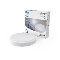 Светильник ЖКХ Gauss HALL круг 8W 700lm 6500K 200-240V IP40 D135*32мм белый LED 1/40