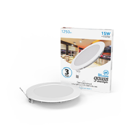 Светильник Gauss Slim круг 15W 1250lm 6500K 180-265V IP20 монтаж Ø155 170*22 LED 1/20