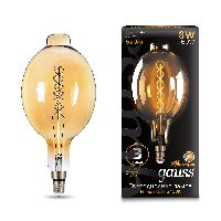 Лампа Gauss Filament BT180 8W 620lm 2400К Е27 golden flexible LED 1/6 Лампа Gauss Filament BT180 8W 620lm 2400К Е27 golden flexible LED 1/6