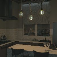 Лампа Gauss Filament G125 5W 190lm 1800К Е27 sky blue flexible LED 1/10