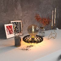 Лампа Gauss Filament G95 6W 360lm 2400К Е27 golden flexible LED 1/20