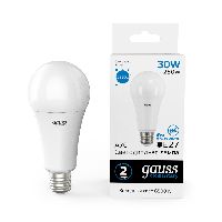 Лампа Gauss Elementary A67 30W 2390lm 6500K E27 LED 1/10/50