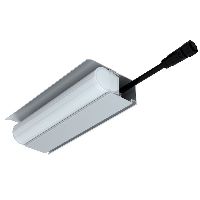 Модерн v2.0 1 180мм (6Вт/м) 24В DC CRI80 5000К Опал (Профиль, козырек, транзитное штепсельное соединение)