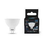Лампа Gauss MR16 12V 5W 530lm 6500K GU5.3 LED 1/10/100