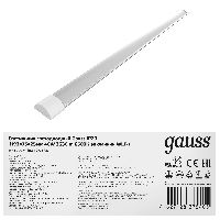 Светильник светодиодный Gauss IP20 1192*75*25мм 40W 3630Лм 6500K WLF-1 алюминий 1/20